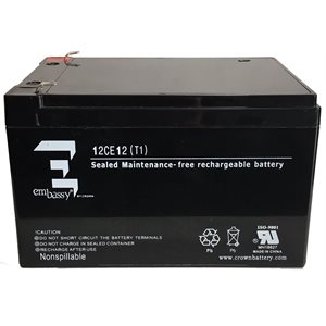12v 12 a / h battery