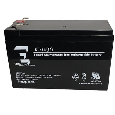 12v 7 a / h battery
