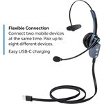 blueparrott B250-XTS headset with USB-C port
