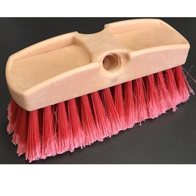 Red brush 8" flow thru