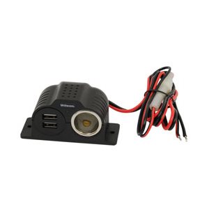 12v Power outlet & 2 USB ports