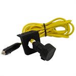 12-foot extension cord with 12v socket & USB port 2.4A