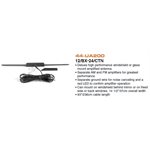 Amplified radio antenna
