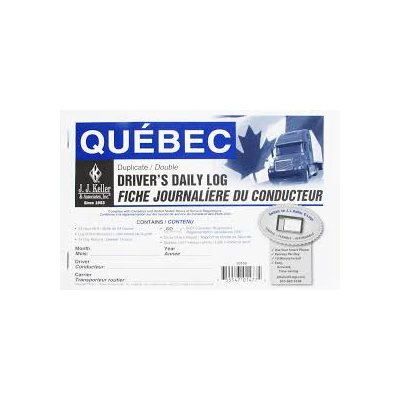 Driver daily log QUEBEC