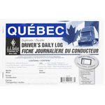 Driver daily log QUEBEC