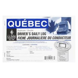Driver daily log QUEBEC