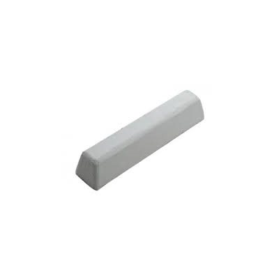 White polishing bar, stainless