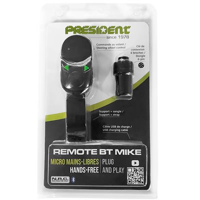 Micro et PTT Bluetooth PRESIDENT Micro et PTT Bluetooth PRESIDENT