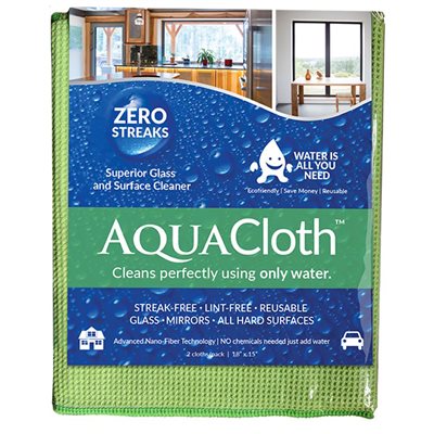 Linge Nano-fibre 18"x15", pqt 2 Linge Nano-fibre 18"x15", pqt 2