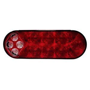 Lum. DEL 2x6 STTB 12v rouge