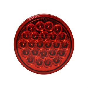 Lumière DEL 4" 24 DEL rouge