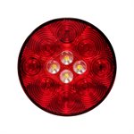 LED 4" Multi-function lamp STTB 12v Red
