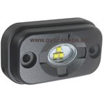 Mini wide flood lamp with rubber grommet