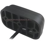 Mini wide flood lamp with rubber grommet