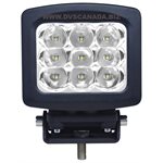 LED SPOT light, 6"x5.5" w Deutsch connector