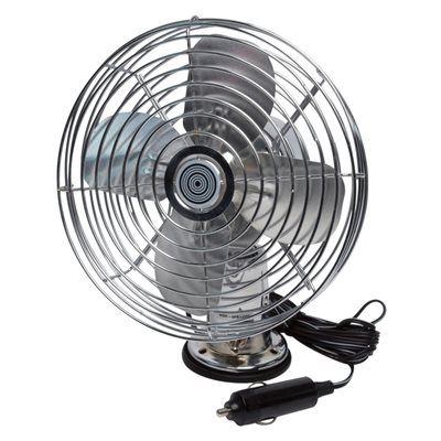 Metal fan, 2 speed, 12 volt