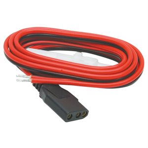 CB Power cord 3-pin / 2-Wire 16ga, fused