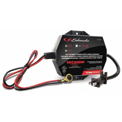 Chargeur batterie 6-12v, 1.5amp Chargeur batterie 6-12v, 1.5amp