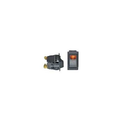 Interrupteur On / Off 20 amps, DEL ambre Interrupteur On / Off 20 amps, DEL ambre