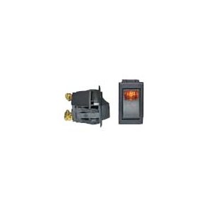 On-Off Rocker switch 20 amp amber pilot light