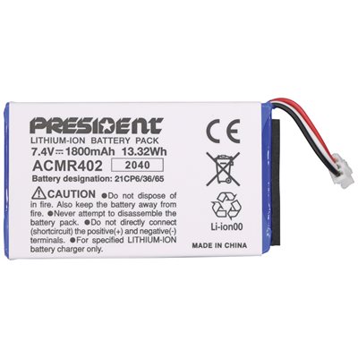Battery pack Lithium for PRESIDENT RANDY