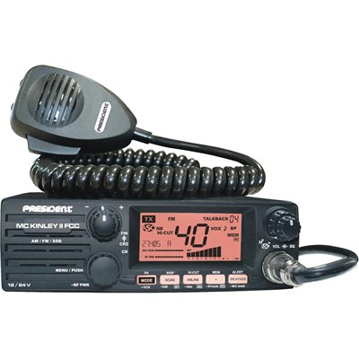 CB President MCKINLEY II SSB 12-24volt CB President MCKINLEY II SSB 12-24volt