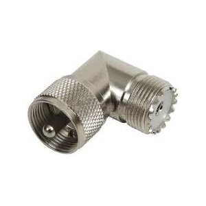 Right angle male-fem connector