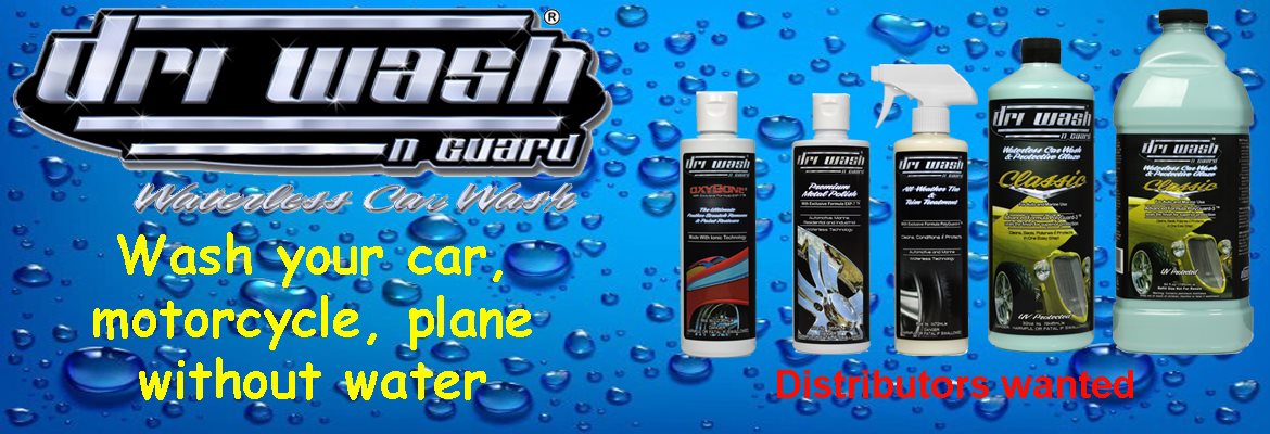 Driwash & Guard, Waterless car wash, DVS Canada